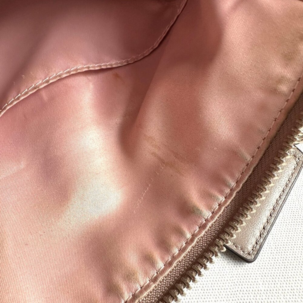 Coach Kristin Beige Leather Shoulder Bag - Picture 13 of 16
